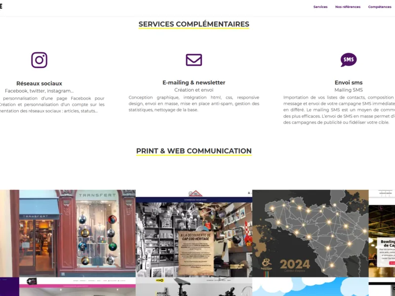 Graphisme et webdesign - création de site web