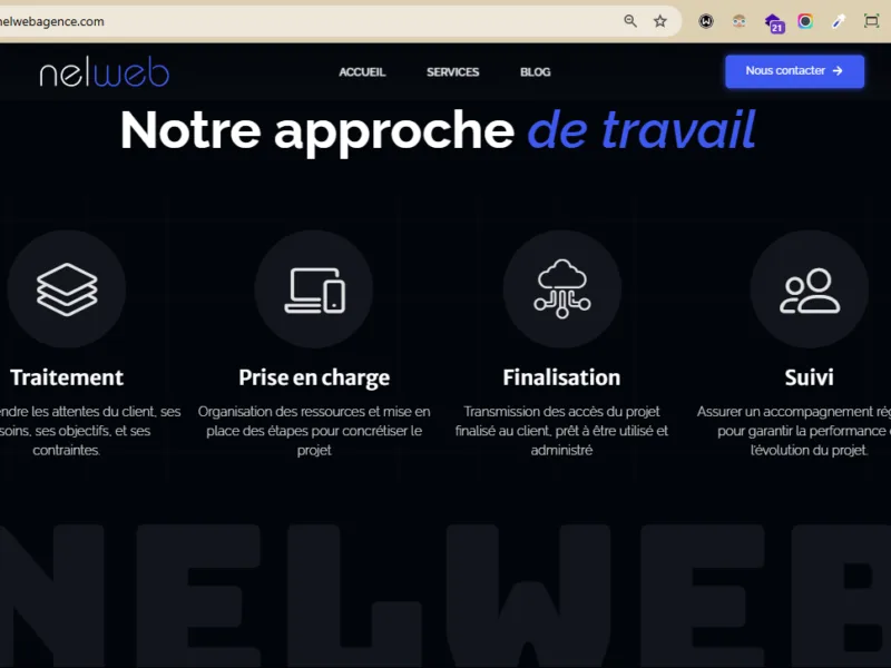 Création de sites web professionnels et responsifs