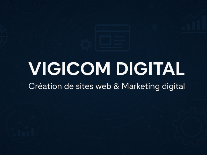 Sous-traitance digitale – Création de site & SEO (Vigicom LDA)